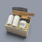 Black Marble & Acacia Wood Large Serving Board Personalized Gift Set | Laser Engraved | Closing Day Gifts