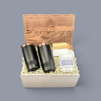 Walnut Cutting Board Personalized Gift Set | Laser Engraved | Closing Day Gifts