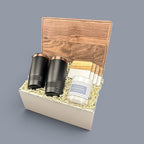 Walnut Cutting Board Personalized Gift Set | Laser Engraved | Closing Day Gifts