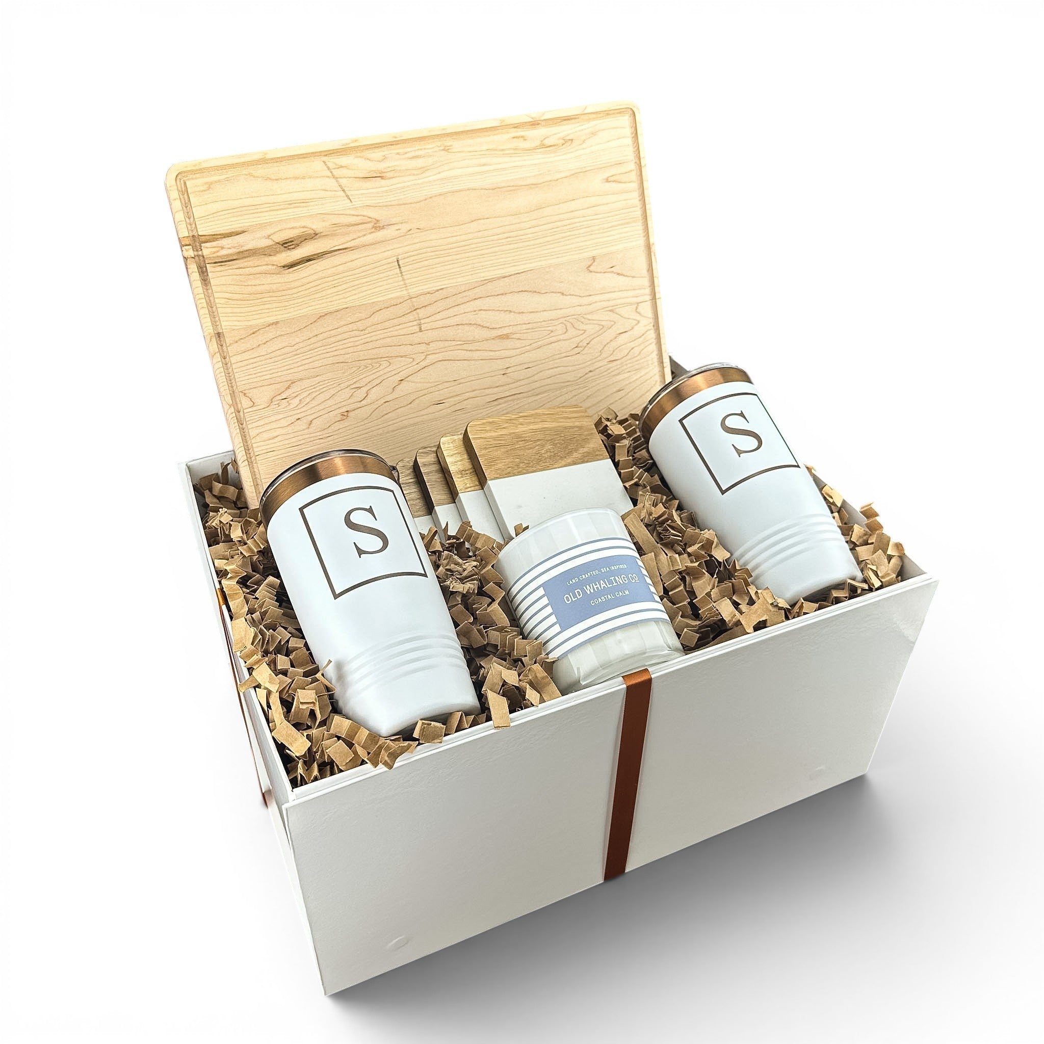 Maple Cutting Board Personalized Gift Set | Laser Engraved | Closing Day Gifts