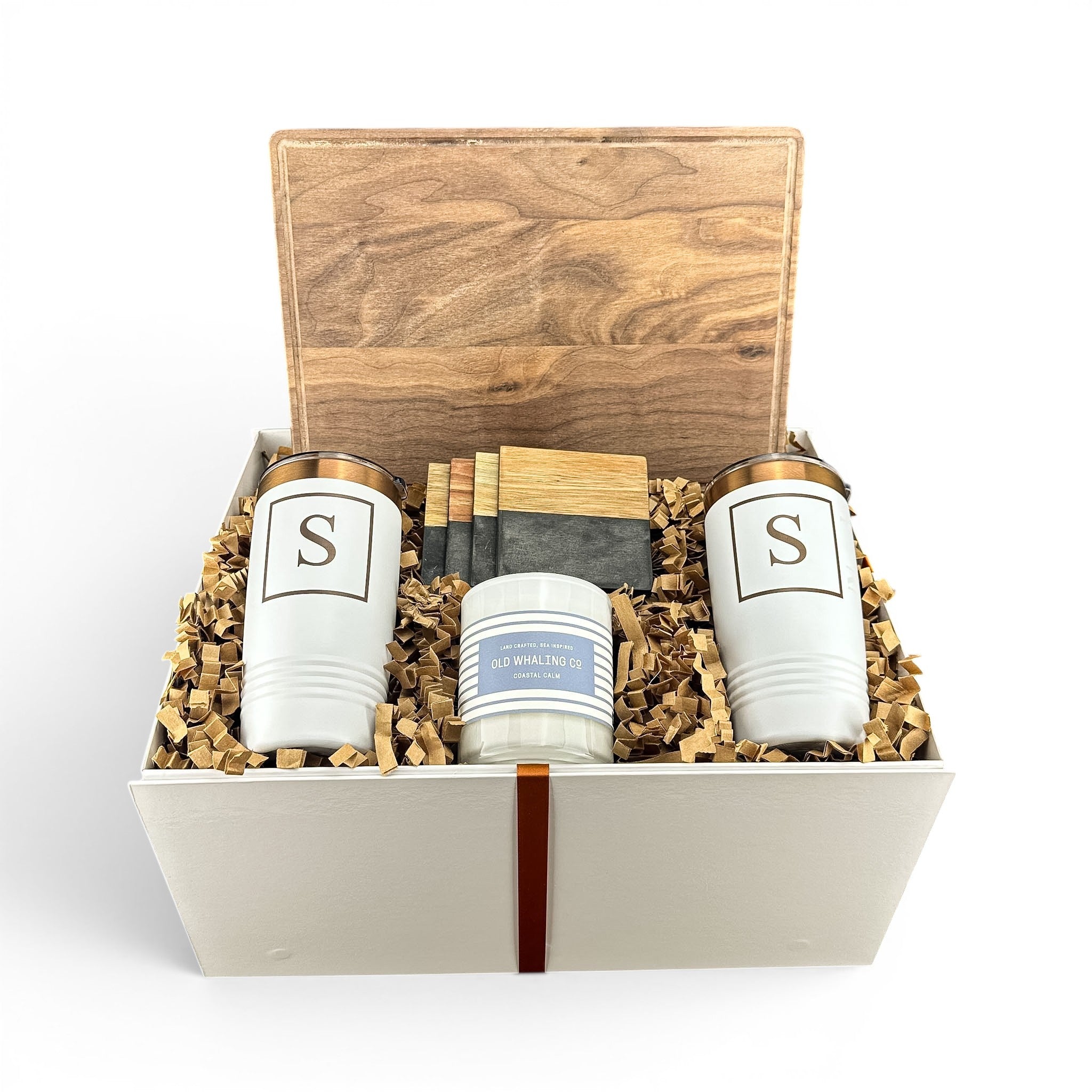 Walnut Cutting Board Personalized Gift Set | Laser Engraved | Closing Day Gifts