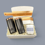 White Marble Serving Board with Handle Personalized Gift Set | Laser Engraved | Closing Day Gifts