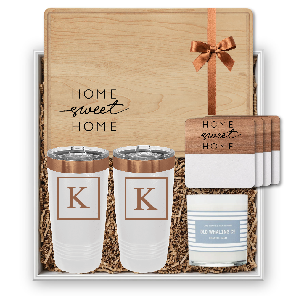 Maple Cutting Board Laser Engraved Personalized Gift Set