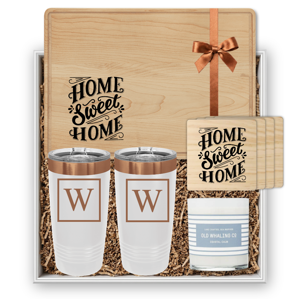 Maple Cutting Board Personalized Gift Set | Laser Engraved | Closing Day Gifts