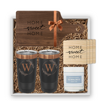 Walnut Cutting Board with Handle Personalized Gift Set | Laser Engraved | Closing Day Gifts